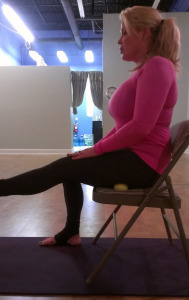 glute and thigh relief with the chair